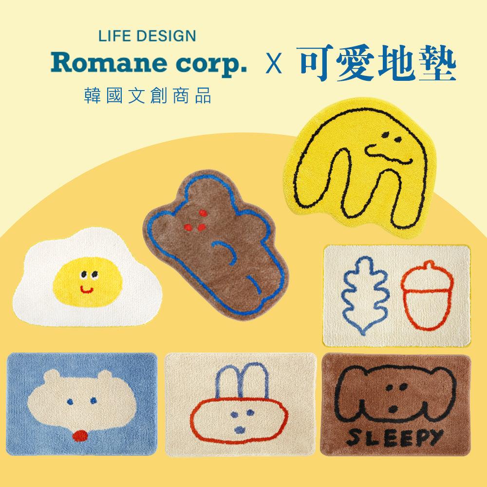韓國 Romane 文創 地墊 踏墊 腳踏墊|吸水 防滑 - 富士通販