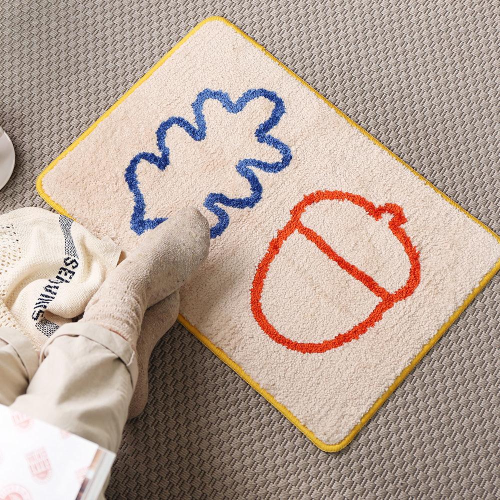 韓國 Romane 文創 地墊 踏墊 腳踏墊|吸水 防滑 - 富士通販