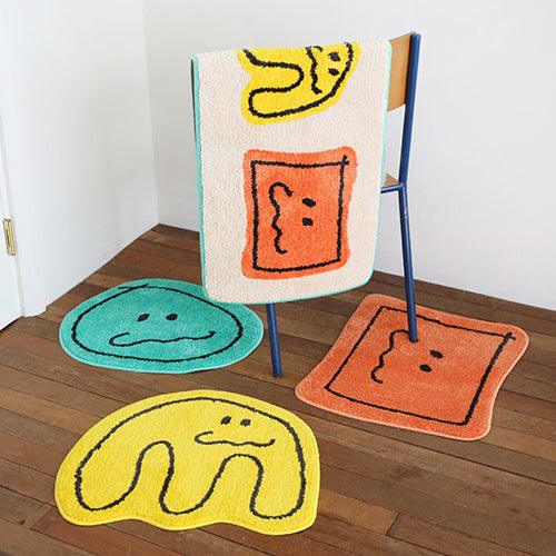 韓國 Romane 文創 地墊 踏墊 腳踏墊|吸水 防滑 - 富士通販