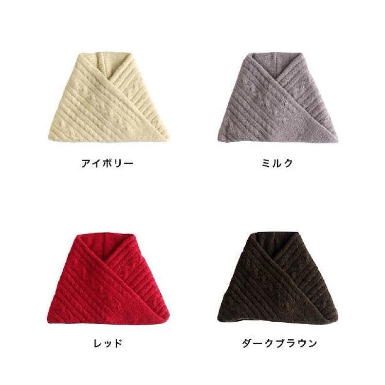 日本製 tehtava 北歐風 針織保暖圍巾 | 防寒圍脖 發熱圍巾