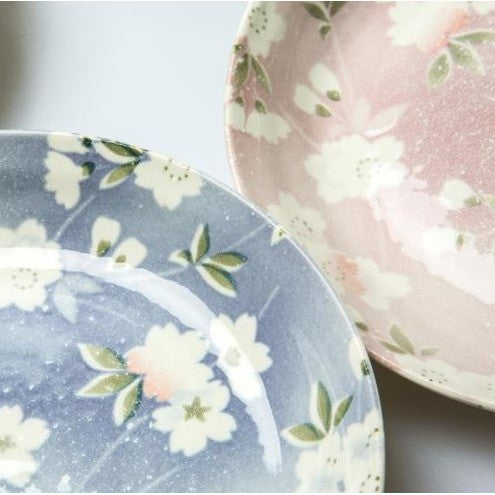 日本製 宇野千代 櫻花陶瓷餐盤禮盒 | 花笑み 深盤 大盤 對盤 禮盒 櫻吹雪