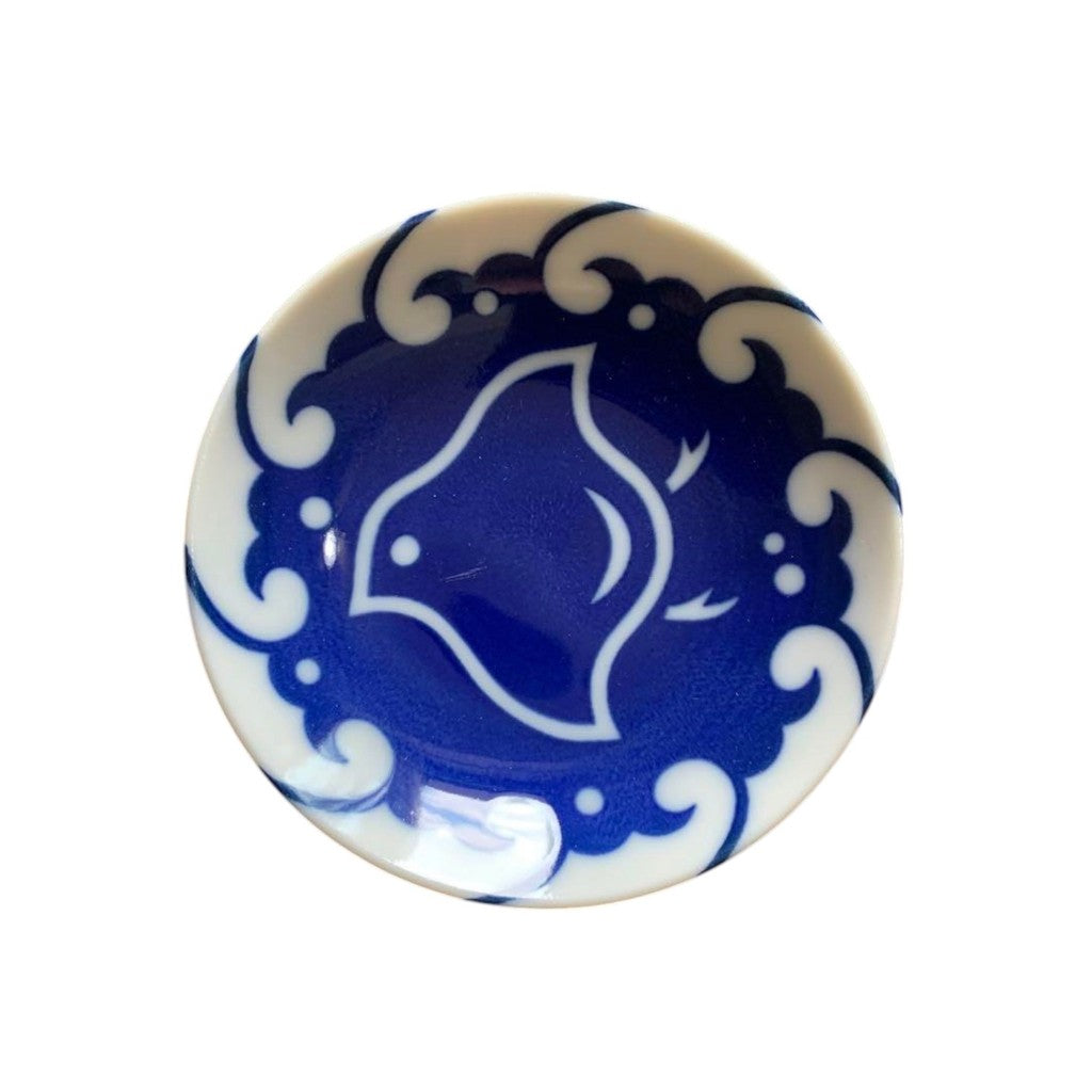 日本製 富士千鳥 Chidori 美濃燒圓形小碟 | 陶瓷碟 醬料碟