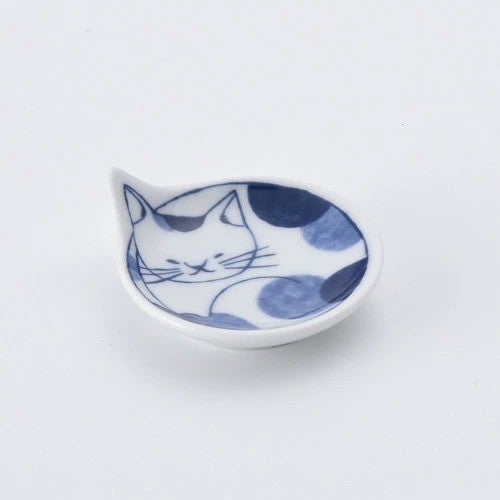 日本製 石丸波佐見燒 Neco 貓咪造型醬油碟 | 小碟子 乾碟 味碟 醬料碟