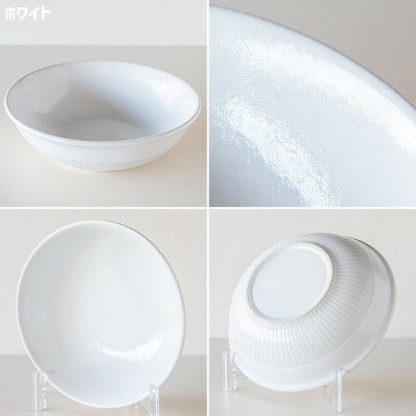 日本 TAMAKI 雙色線條大容量碗 1100ml | 耐熱 可疊放 拉麵碗 大碗公