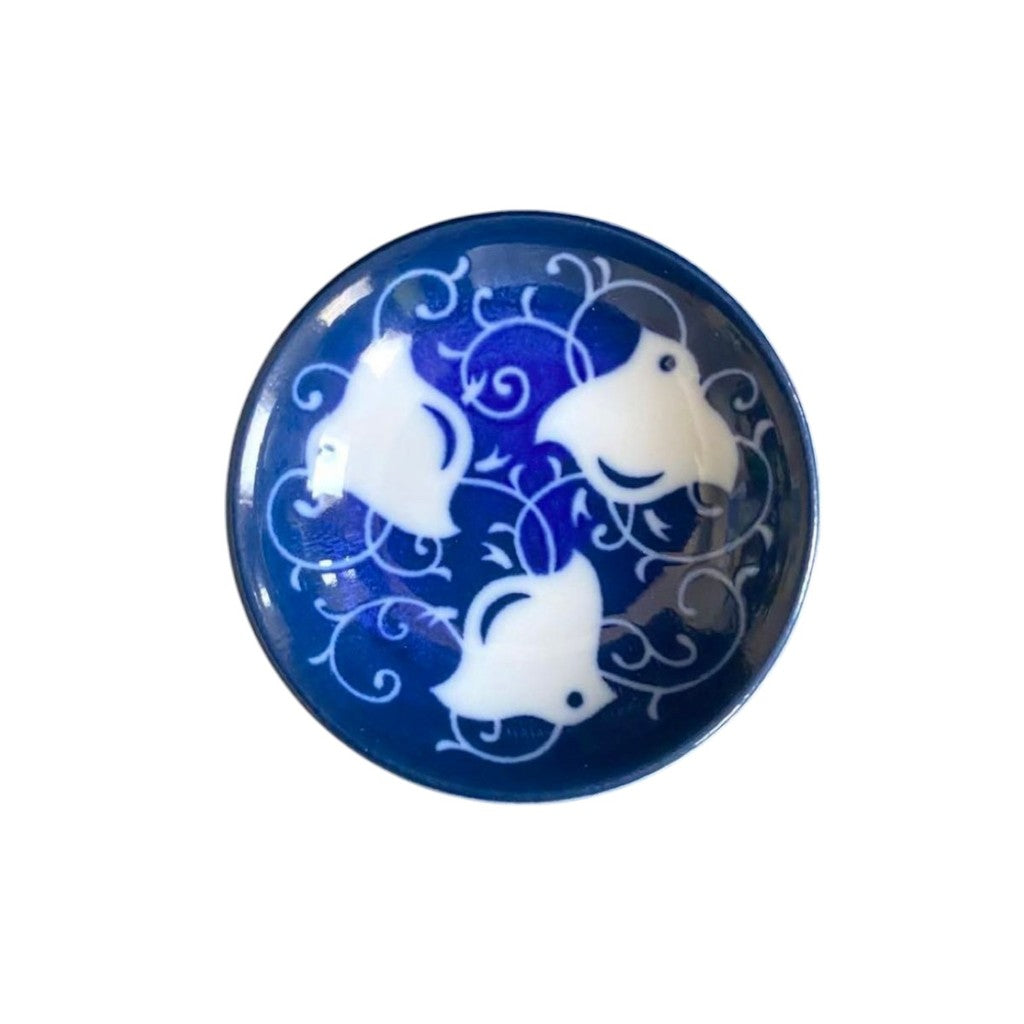 日本製 富士千鳥 Chidori 美濃燒圓形小碟 | 陶瓷碟 醬料碟