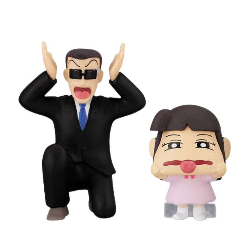 日本 BANDAI 萬代 蠟筆小新扮鬼臉公仔P2 扭蛋 小新 小白 小葵 蠟筆小新 公仔模型