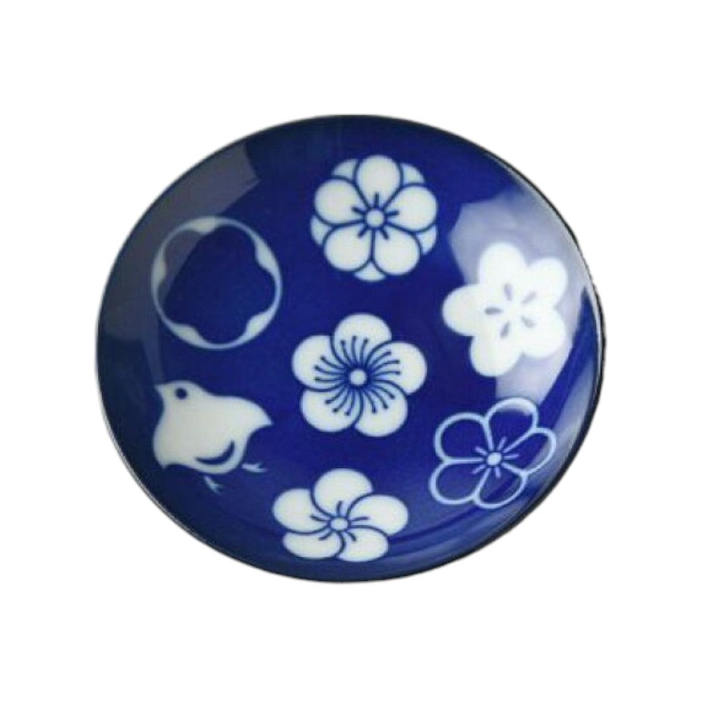 日本製 富士千鳥 Chidori 美濃燒圓形小碟 | 陶瓷碟 醬料碟