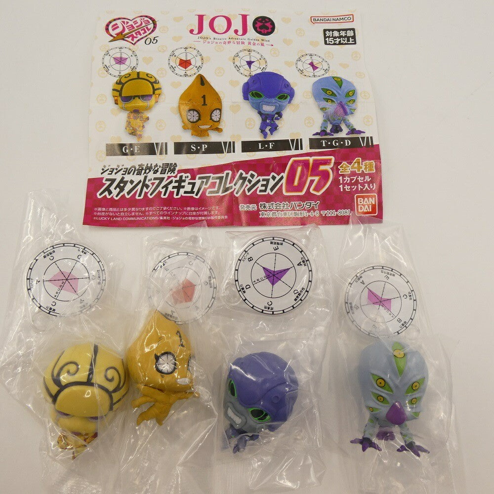 日本 BANDAI 萬代 JOJO的奇妙冒險替身公仔P5扭蛋 | 黃金之風 JOJO 喬魯諾·喬巴拿