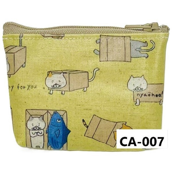 日本製 手工貓咪造型零錢包 | 防水設計小錢包 收納包