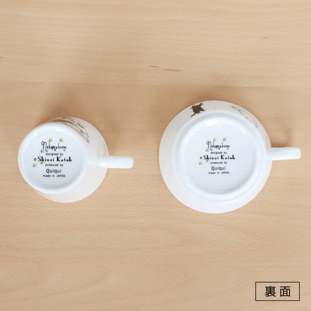 日本製 Nekonekone 貓咪餐盤∣陶瓷圓盤 馬克杯 甜點盤