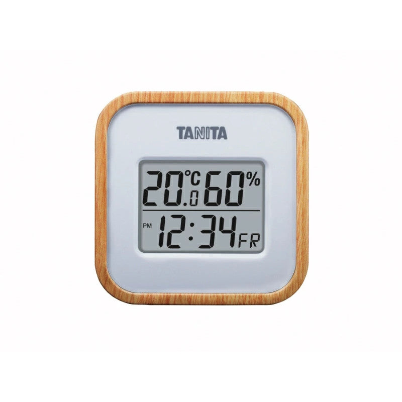 Tanita 數位溫濕度計 TT-571︱溫度計 濕度計 時鐘 磁吸 壁掛