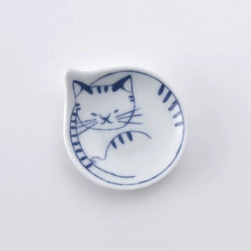 日本製 石丸波佐見燒 Neco 貓咪造型醬油碟 | 小碟子 乾碟 味碟 醬料碟