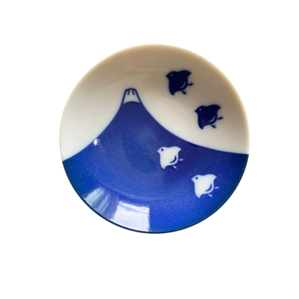 日本製 富士千鳥 Chidori 美濃燒圓形小碟 | 陶瓷碟 醬料碟