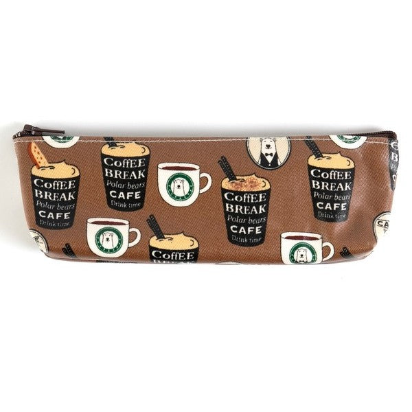 日本製 手工 北極熊 鉛筆盒 筆袋 | 收納袋 化妝包 可愛動物 日本布料