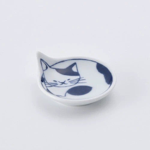 日本製 石丸波佐見燒 Neco 貓咪造型醬油碟 | 小碟子 乾碟 味碟 醬料碟