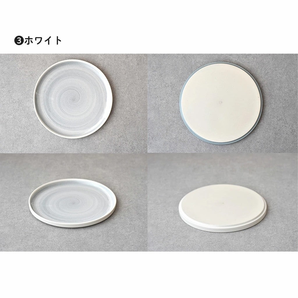 日本製 美濃燒 ECRU 北歐風淺盤 | 圓形淺盤 平盤 蛋糕盤 早午餐盤 西餐盤