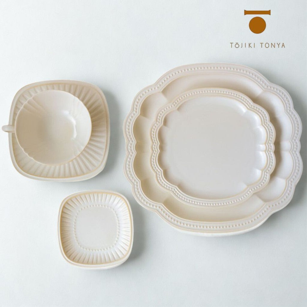 日本製 Tojiki Tonya 歐風下午茶餐具 | 古典茶杯 花邊盤 咖啡廳