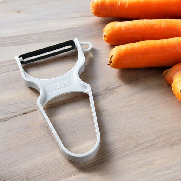 德國製 ritter 黑刃碳鋼削皮刀 | 極輕量 鋒利耐用 多功能削皮刀