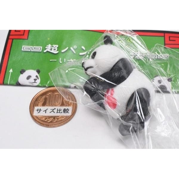 日本 BRIGHT LINK 超級熊貓拳法 扭蛋 模型 熊貓公仔 中國風 桌上擺飾