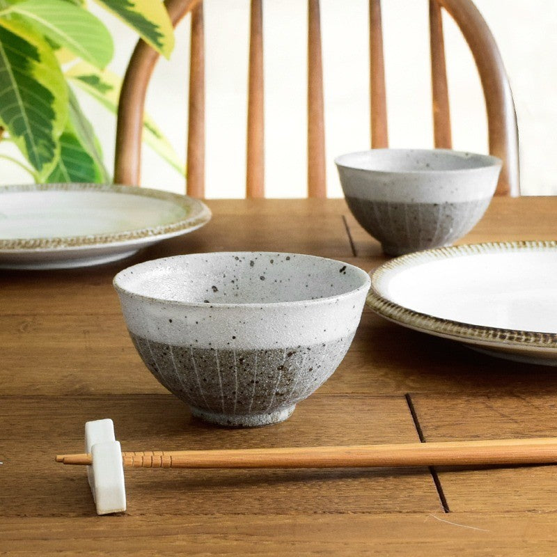 日本製 六魯 Blut's rokuro 美濃燒 細手道飯碗 | 粗陶碗 茶碗 飯碗 新婚 送禮