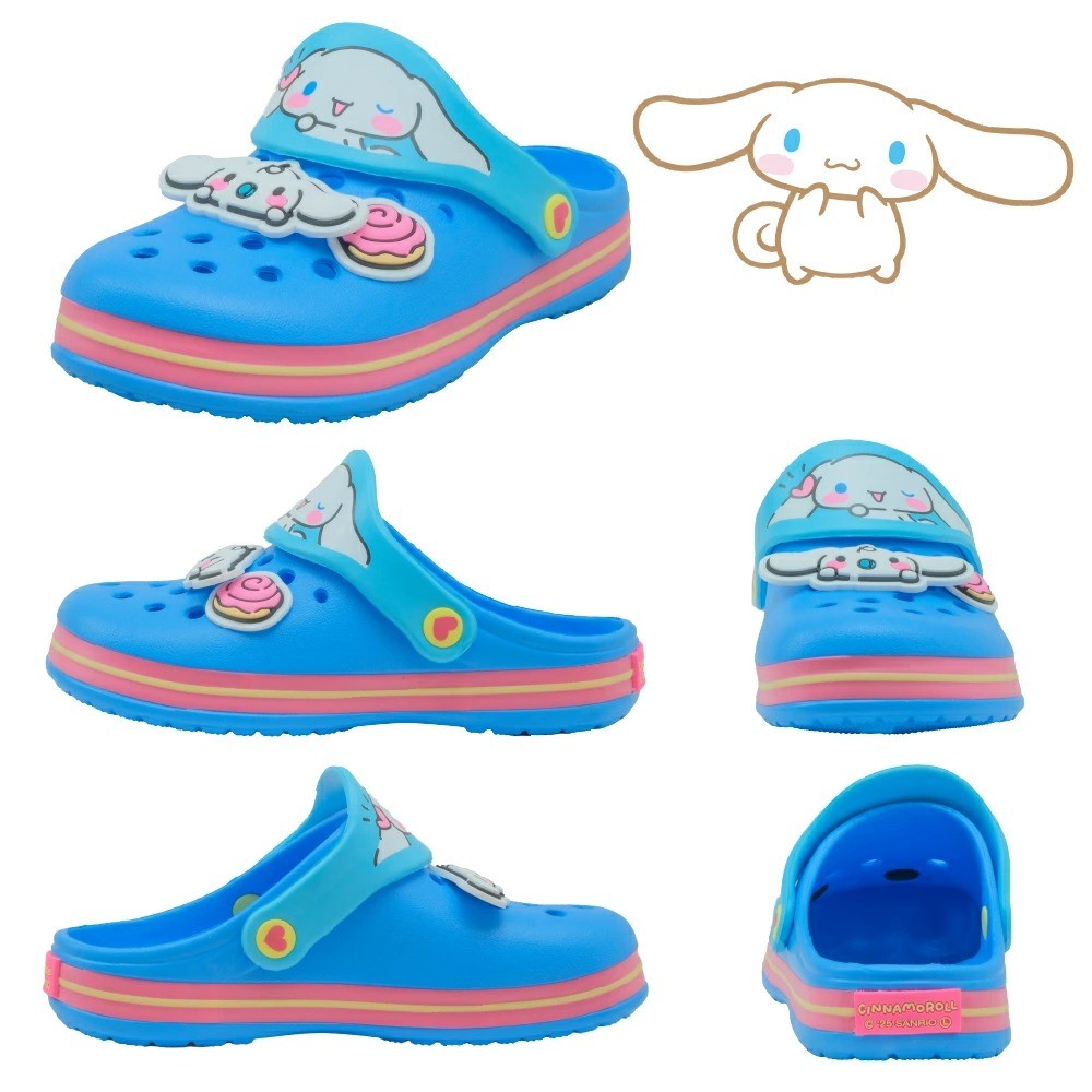 日本 三麗鷗 EVA 兒童涼鞋 S-L | 輕量防滑 庫洛米 大耳狗 人魚漢頓 洞洞鞋