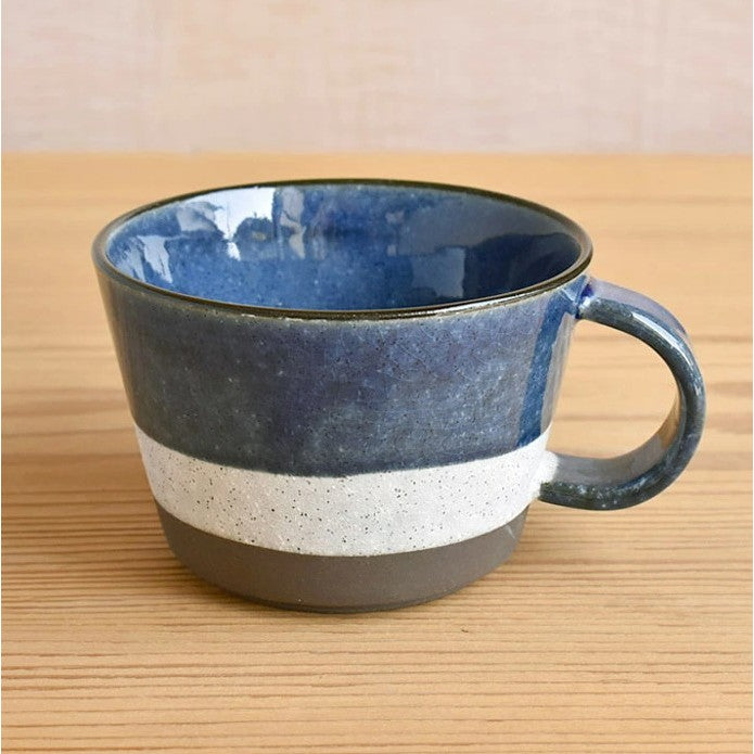 日本製 Tojiki Tonya 大容量500ml 湯碗 湯杯 杯碟 | 濃湯碗 麥片碗