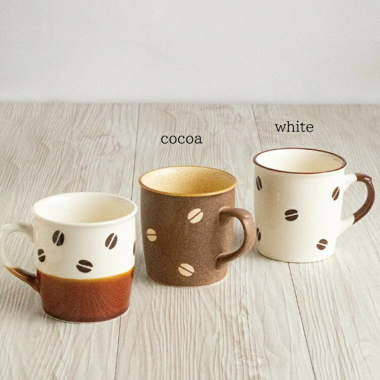 日本製 Tojiki Tonya 美濃燒 BEANS 咖啡豆造型馬克杯 | 咖啡杯 造型杯 水杯