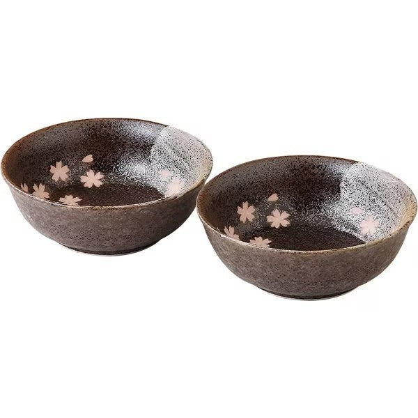 日本製 美濃燒 櫻之舞飯碗禮盒 | 日式對碗 夫妻碗 新婚 喬遷 送禮