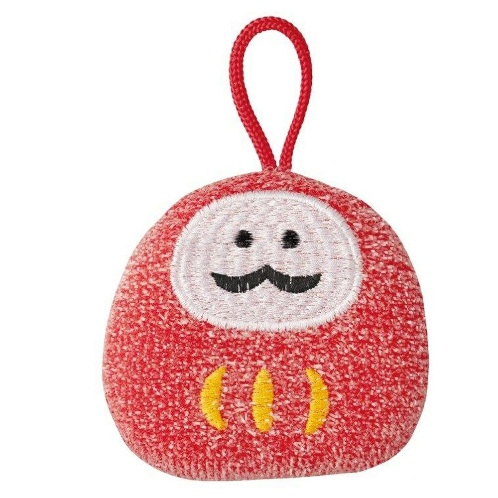 日本 DECOLE 清潔海綿 附掛繩 | 達摩 富士山 柴犬 招財貓