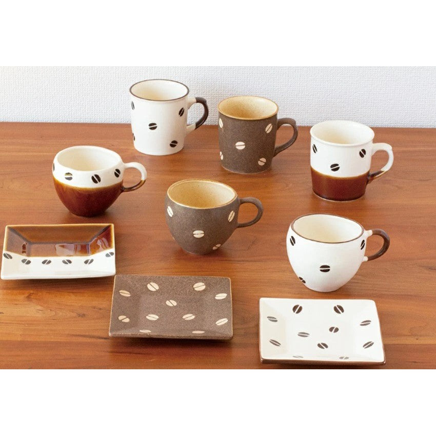 日本製 Tojiki Tonya 美濃燒 BEANS 咖啡豆造型馬克杯 | 咖啡杯 造型杯 水杯