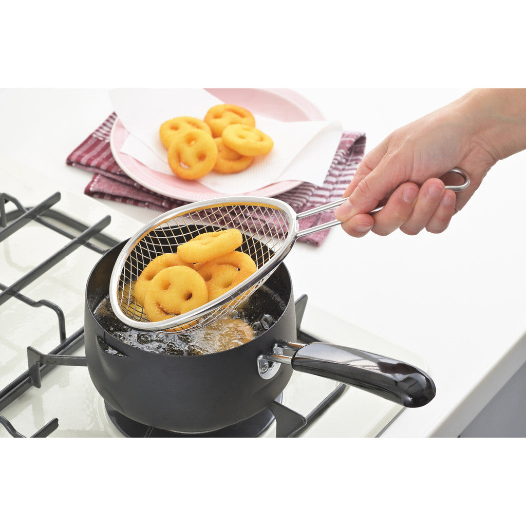 吉川 不銹鋼舀勺濾網︱撈麵 油炸 瀝水勺 廚房用品