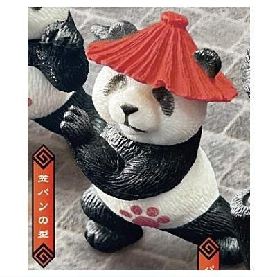 日本 BRIGHT LINK 超級熊貓拳法 扭蛋 模型 熊貓公仔 中國風 桌上擺飾