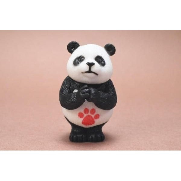 日本 BRIGHT LINK 超級熊貓拳法 扭蛋 模型 熊貓公仔 中國風 桌上擺飾