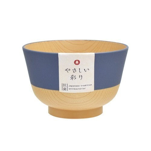 日本製 KANO 柔彩雙色抗菌輕量碗 | 可微波 木質碗 丼飯碗 定食碗 不怕摔