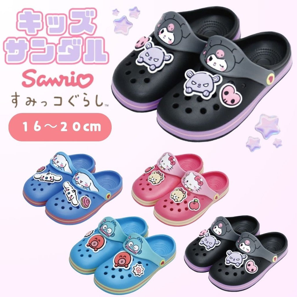 日本 三麗鷗 EVA 兒童涼鞋 S-L | 輕量防滑 庫洛米 大耳狗 人魚漢頓 洞洞鞋