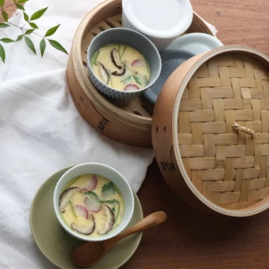 日本製 小田陶器 漣漪系列 豬口杯 茶碗蒸碗 | 美濃燒 茶杯 布丁杯 燉盅