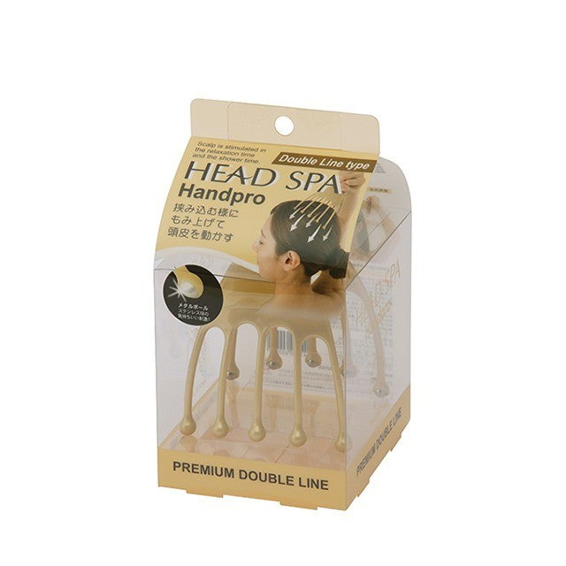 日本製 滿天社 Head Spa 頭皮按摩器 | 不鏽鋼滾珠 放鬆頭皮 穴道按摩 五爪手部設計