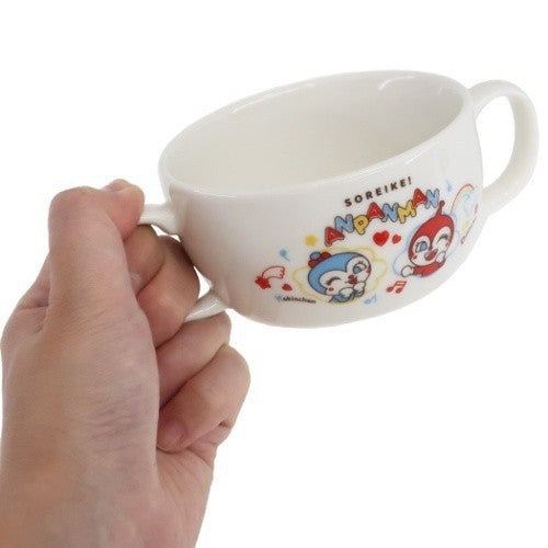 日本製 金正陶器 麵包超人陶瓷餐具 | 雙耳碗 分隔餐盤 兒童餐盤 湯匙 可微波