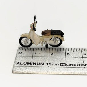 日本 TOY CABIN 1/64本田Cub模型鑰匙圈 扭蛋 迷你機車模型 Honda 吊飾 微縮公仔