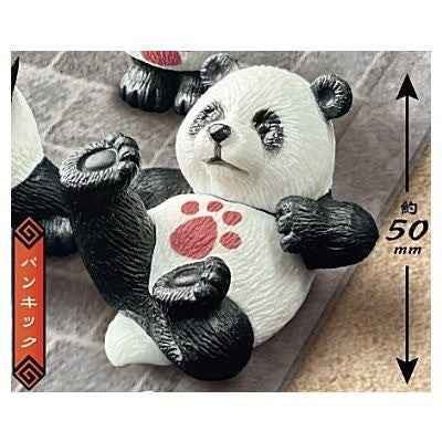 日本 BRIGHT LINK 超級熊貓拳法 扭蛋 模型 熊貓公仔 中國風 桌上擺飾