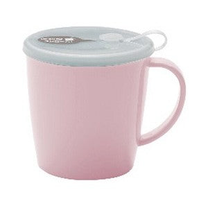 日本製 G&B 附蓋馬克杯︱帶吸管孔 戶外 露營 護理 餵食輔助