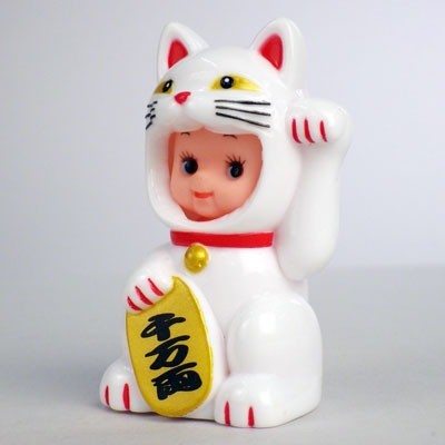 日本 Standstones 變裝Q比公仔 扭蛋 模型 招財貓 OBITSU 富士山 招財貓 櫻花