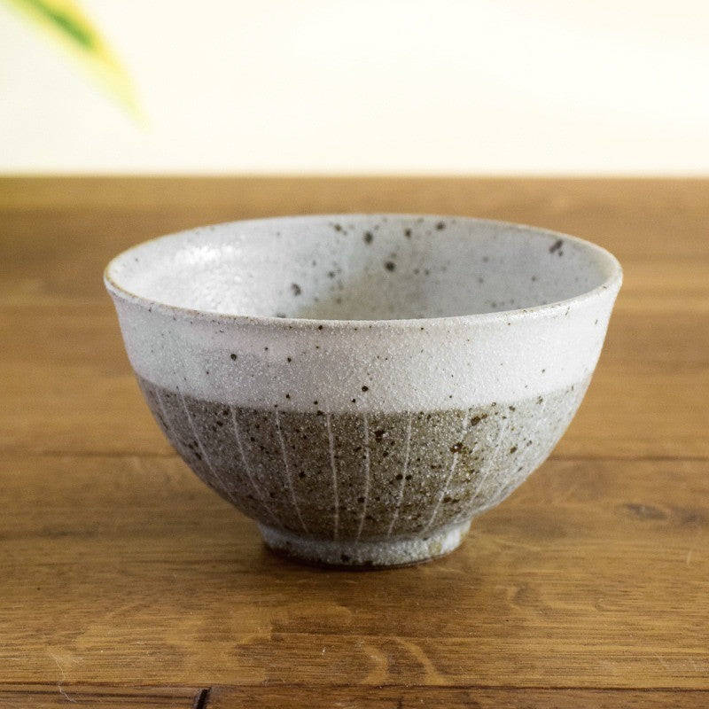 日本製 六魯 Blut's rokuro 美濃燒 細手道飯碗 | 粗陶碗 茶碗 飯碗 新婚 送禮