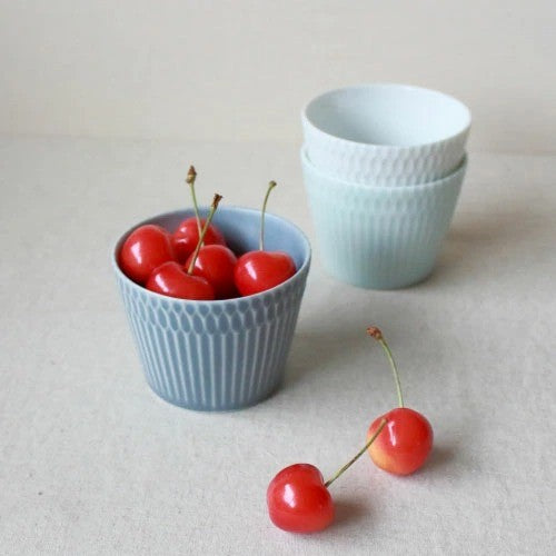 日本製 小田陶器 漣漪系列 豬口杯 茶碗蒸碗 | 美濃燒 茶杯 布丁杯 燉盅