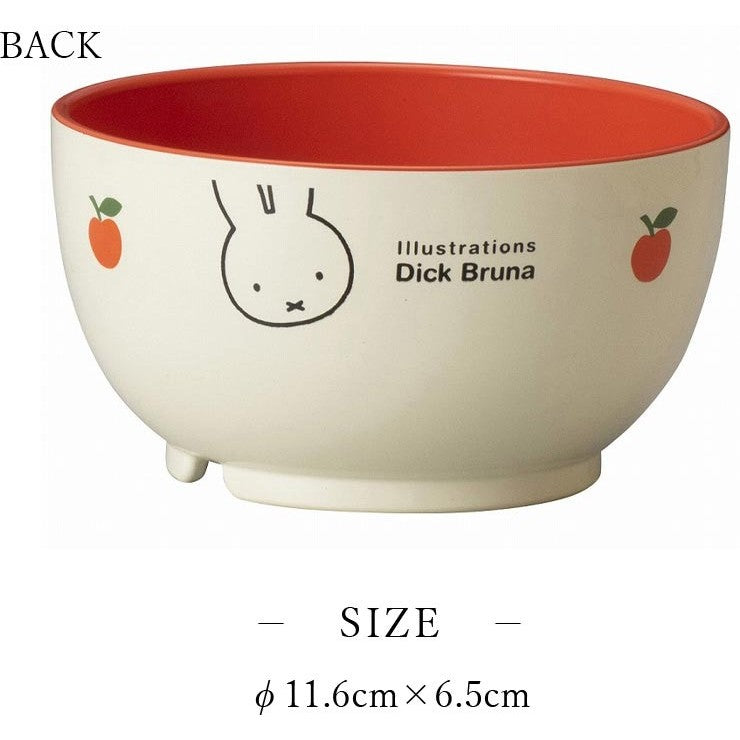 日本製 miffy 樹脂兒童碗 | 超輕量 防摔 可微波 露營碗 米飛兔