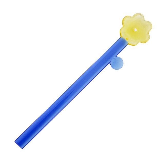 日本 CDF 夏日特調 耐熱玻璃杯 花朵攪拌棒 | 馬克杯 可愛玻璃杯