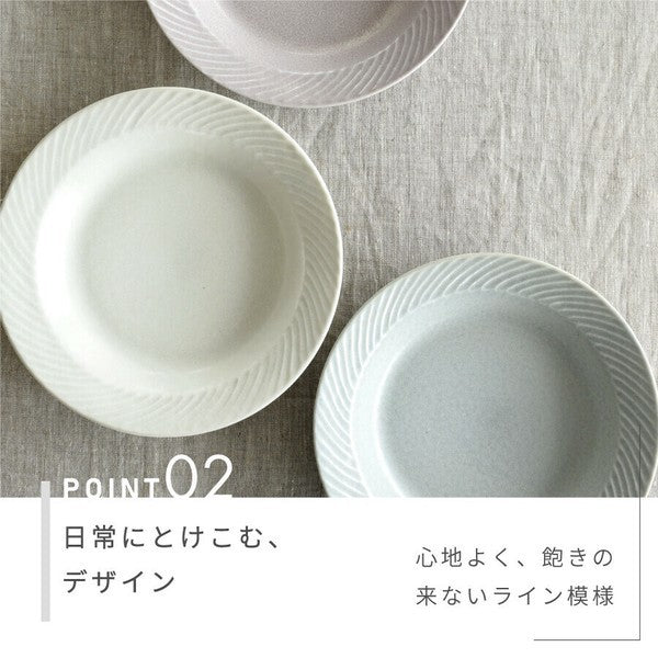 日本製 美濃燒 斜紋深盤 餐盤︱湯盤 配菜盤 大皿 日系餐具