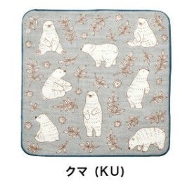 日本製 HUMMING 無撚紗純棉手帕 | 小方巾 手工織布 無撚系 棉紗 吸水快乾