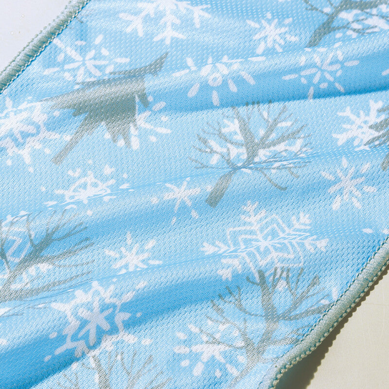 涼感毛巾 雪花 150cm︱涼感巾 運動毛巾 降溫 防紫外線 夏天必備