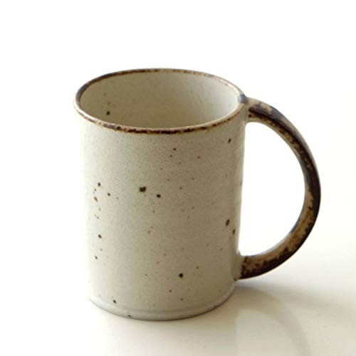 日本製 美濃燒 粉引白瓷咖啡杯 220ml | 馬克杯 簡約 白瓷杯子 手感陶杯